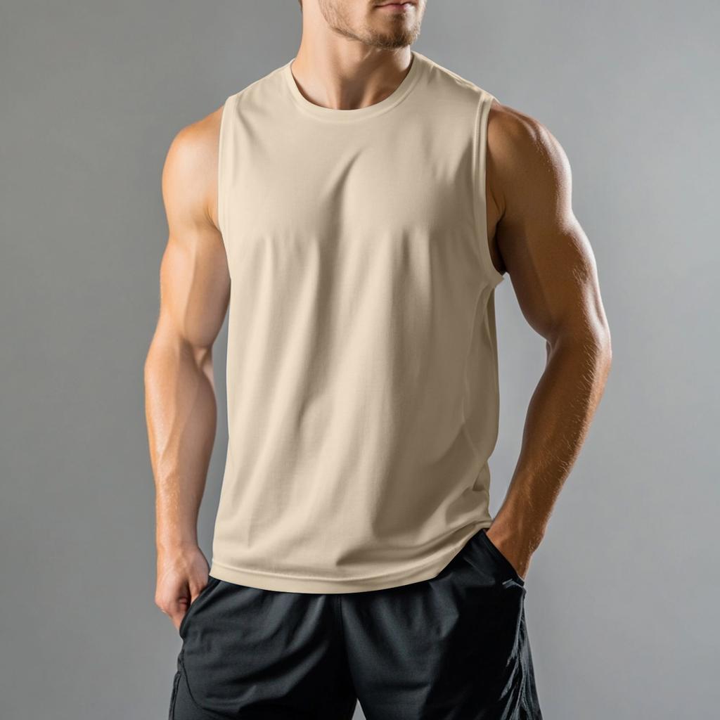 Pánská sportovní ležérní vesta bez rukávů