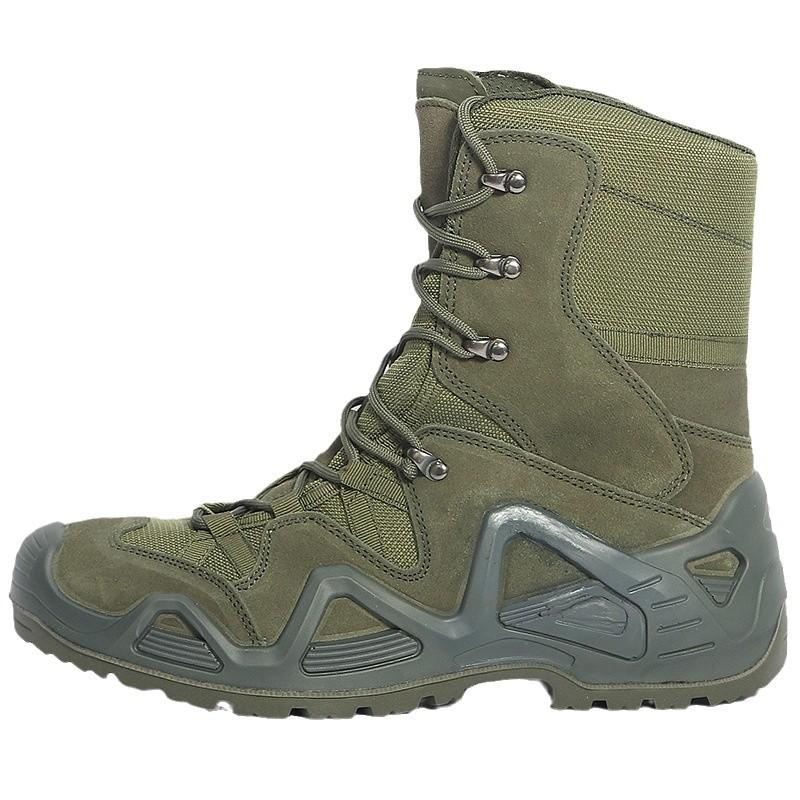 Military Boots Waterproof Outdoor Enthusiast Men's Anti Slip Wear-resistant Hiking Shoes High Top Combat