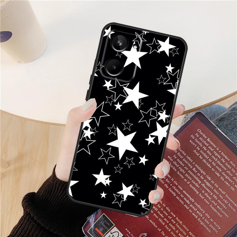 Y2k Star Element Case For Realme C61 C67 C53 C55 C75 C51 C21Y C25S GT 6 6T 5 GT7 Pro 10 11 12 13 14 Pro Plus