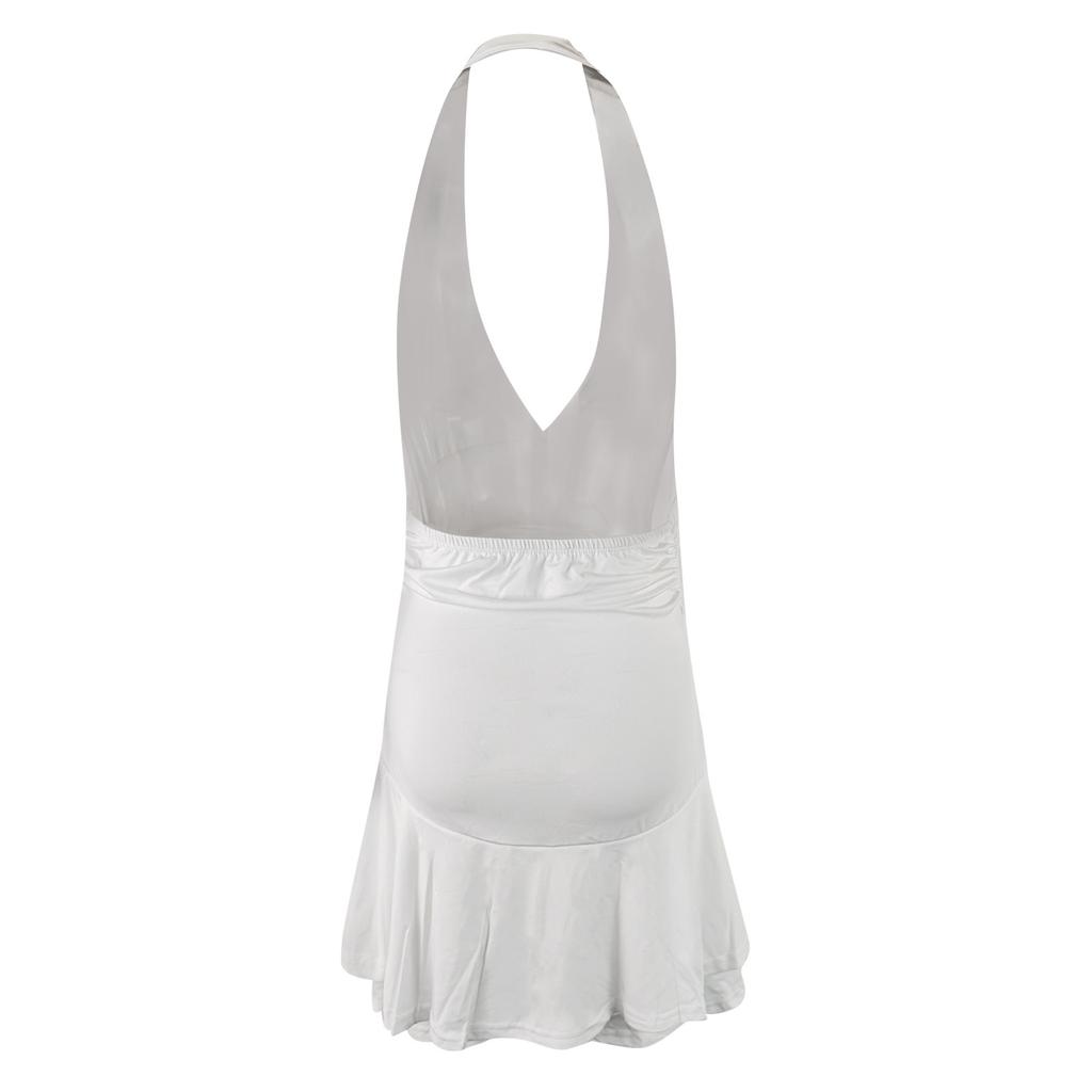 Women's Fashion Casual Suspender Sexy Camisole Sleeveless Backless Lace-up Dress