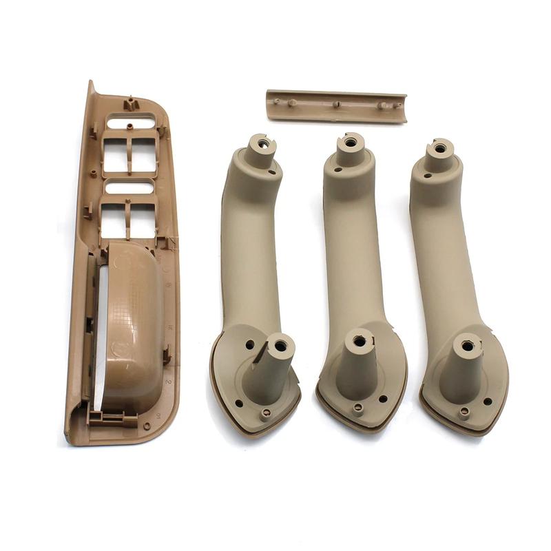 Golf 4 MK4 Jetta LHD Carbon Fiber Front Rear Left Right Door Handle Set Replacement For Volkswagon VW Bora 1999-2004
