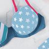 1011 neuer Bikini Europäischer und Amerikanischer High-Waist-Bikini Sexy Bikini mit Stahlbügeln und Push-up