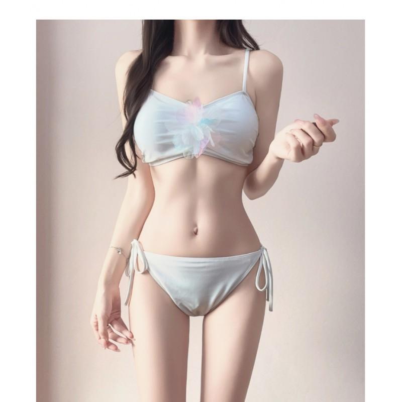 Thai Bikini Split Sexy Three-piece Hot Island Vacation Swimming Suit Female Girl Swimsuit New
