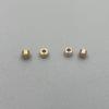 Necklace Bracelet Wire End Stopper 18K Gold End Clip Beads Tube Au750 Fine Jewelry DIY Handmade Accessories Findings Crimp Beads