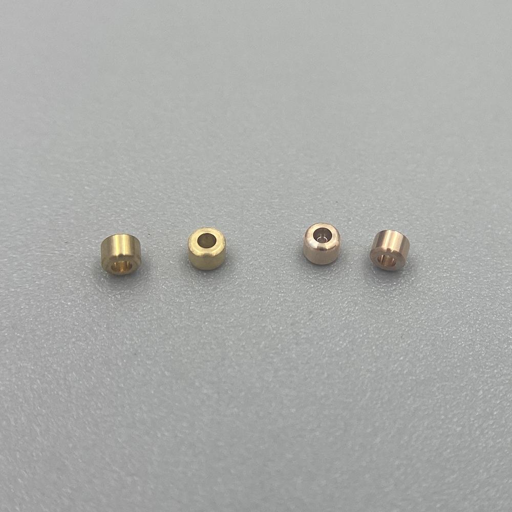 Necklace Bracelet Wire End Stopper 18K Gold End Clip Beads Tube Au750 Fine Jewelry DIY Handmade Accessories Findings Crimp Beads