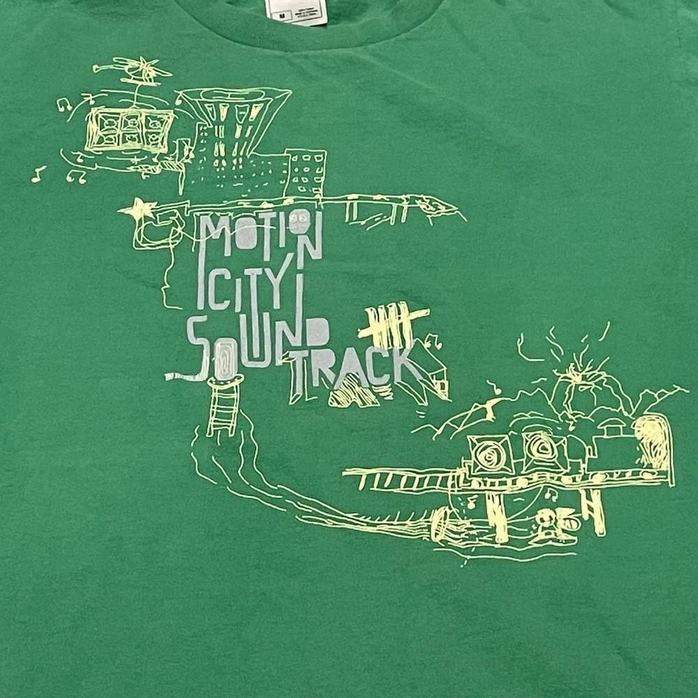 Редкая винтажная футболка с логотипом группы Motion City Soundtrack, футболка для тура, D135, унисекс S