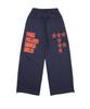 EASY NO EASY Star Lettering Patch Sweatpants - Navy