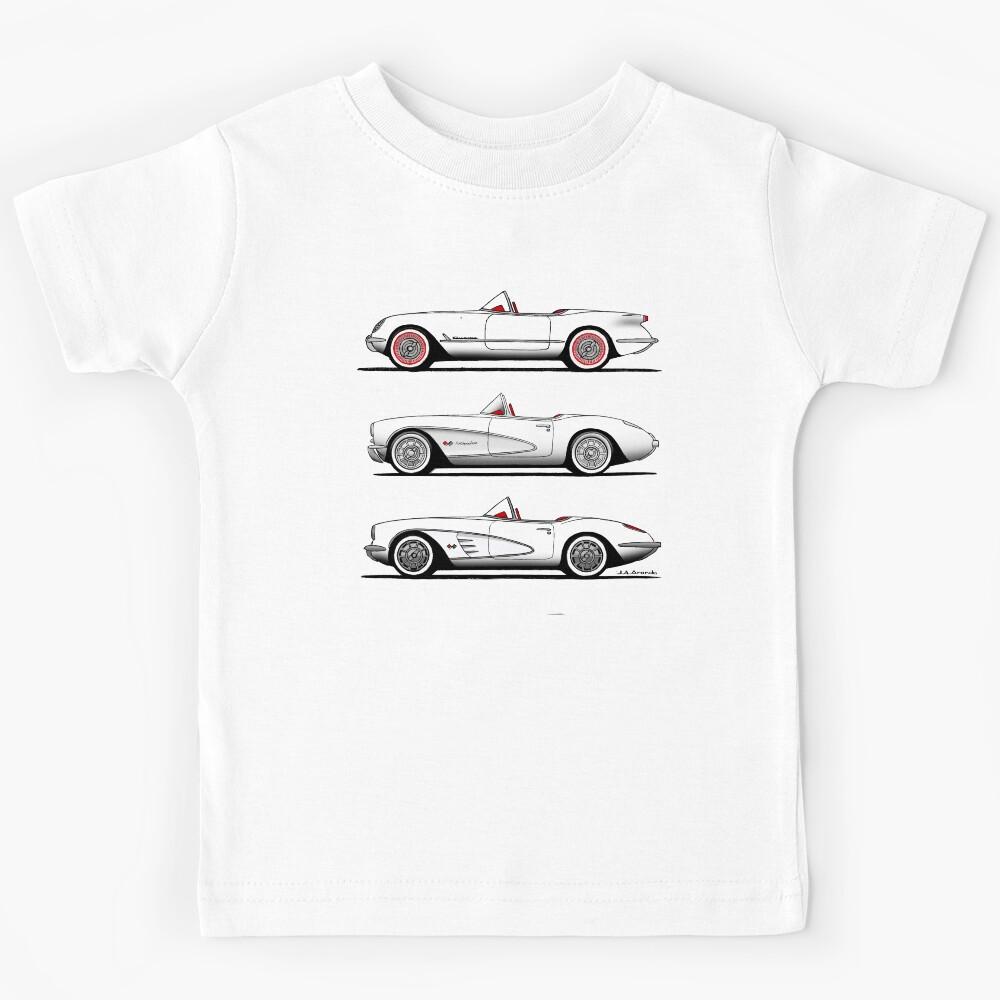 My drawings of the first classic American sports cars Kids T-Shirt 170