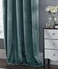 90% Thick Velvet Blackout Curtain With Grommets Cool Blue 140X250