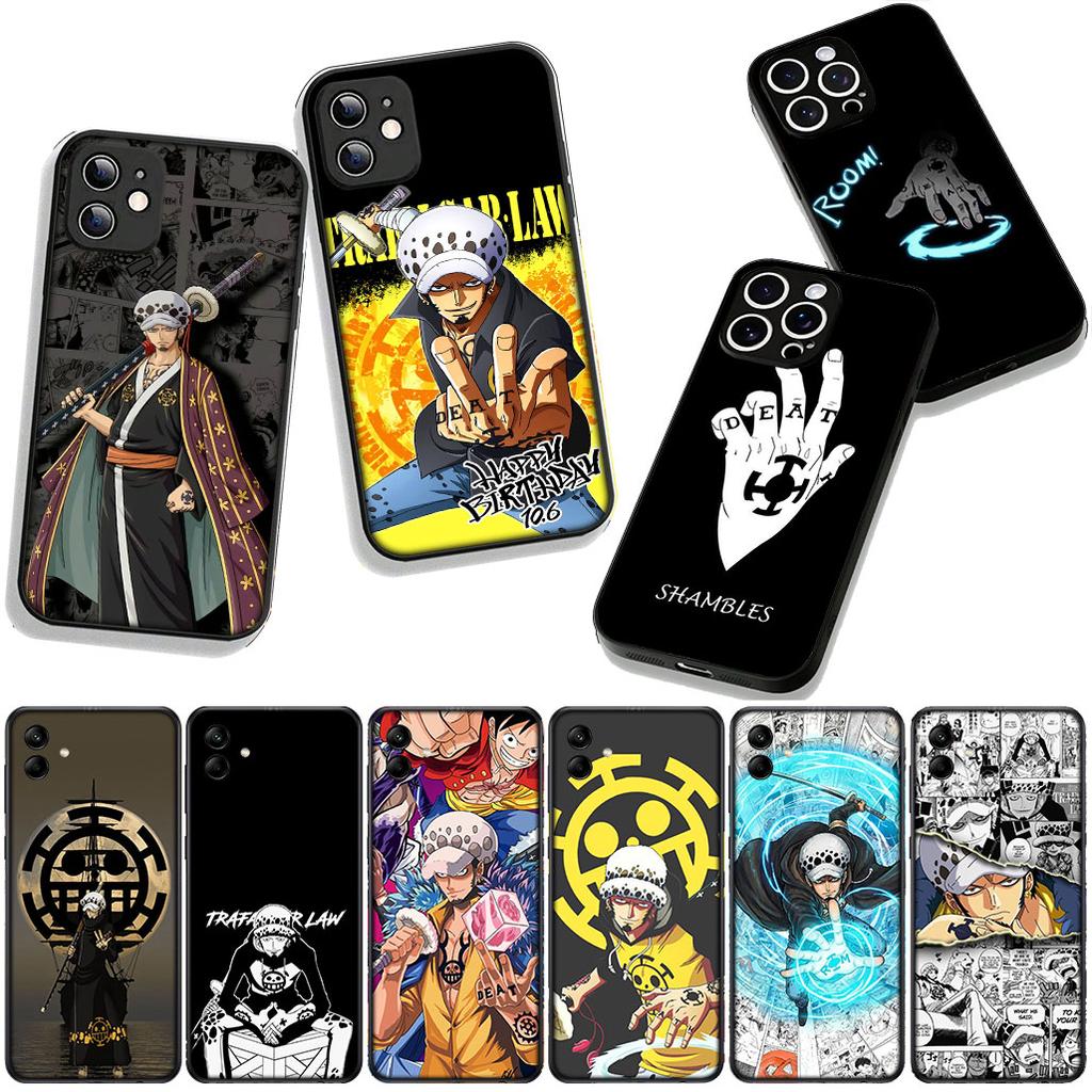 One Piece Trafalgar Water Law Cover Phone Case for Xiaomi Redmi Note 14 12 13 ProPlus A4 A3 Pro Plus 12C 13C 14C 5G Coque