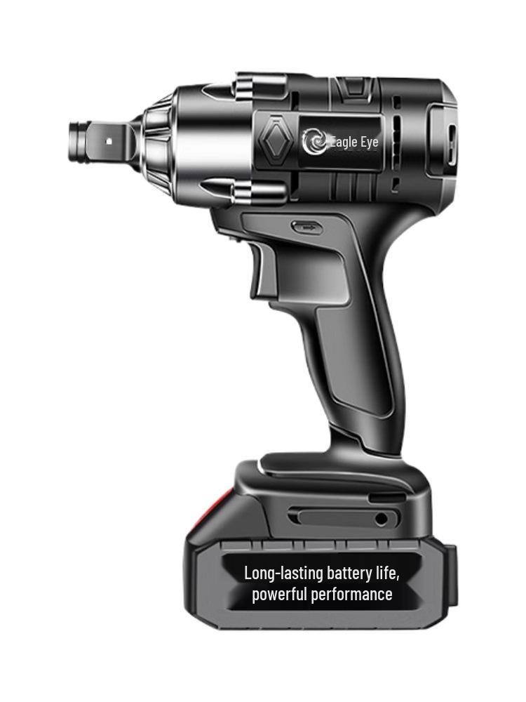 High-Torque Brushless Electric Impact Wrench with Lithium Battery for Auto Repair