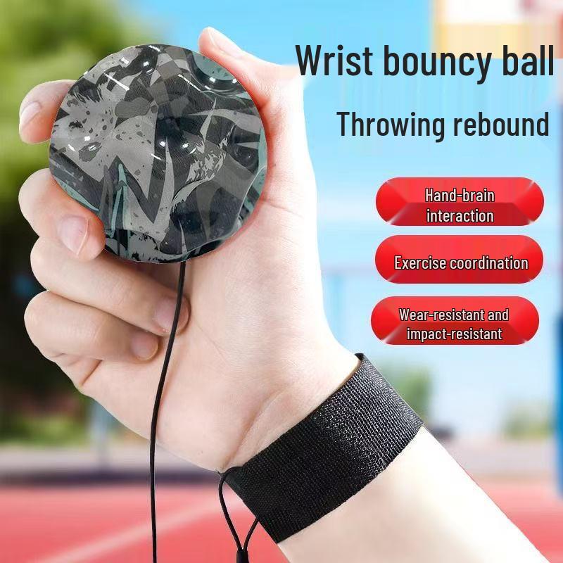 Luminous Moonstone Elastic Wrist Rebound Ball Toy for Kids