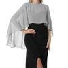 Elegant Women's Chiffon Shawl Dress - Summer Wedding Party Cover-up & Silk Pashmina Scarf