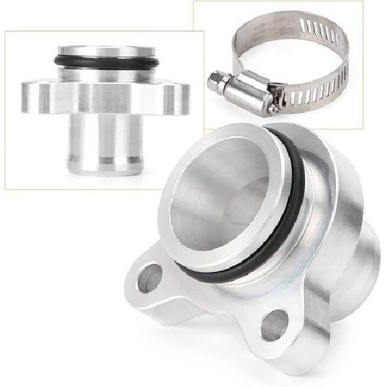 Coolant Hose Aluminum Flange Upgrade For BMW M X1 4 5 N20 N26 N52 N54 N55 Silver