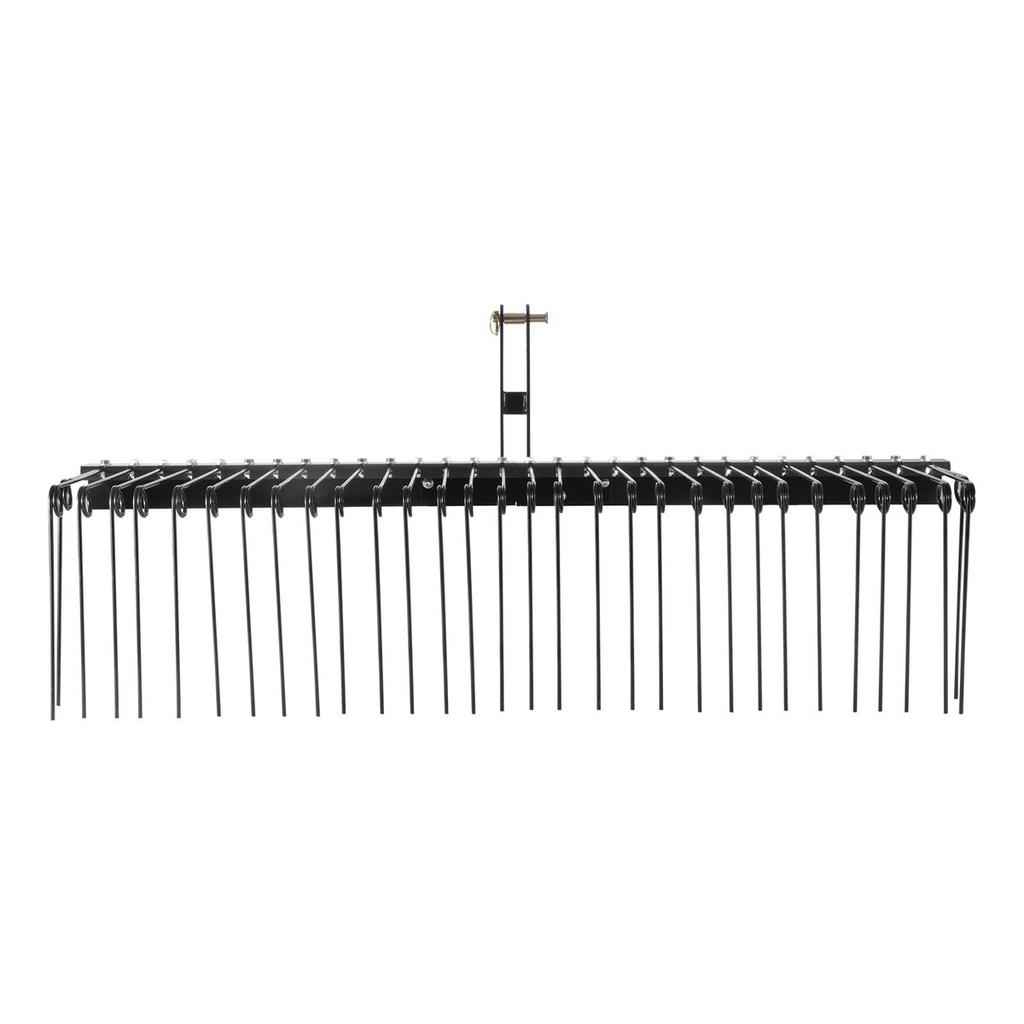 Tow Behind Landscape Rake 72" Lawn Dethatcher Rake with 32 Steel Tines