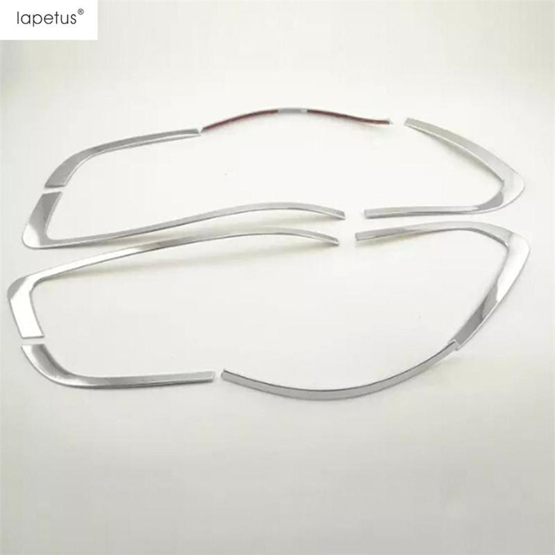 ABS Chrom Zubehör für KIA Sorento L 2015 2016 2017 Außen Heckklappe Heck Kofferraumleuchten Lampen Zierleisten Abdeckungen Kit Zierleisten