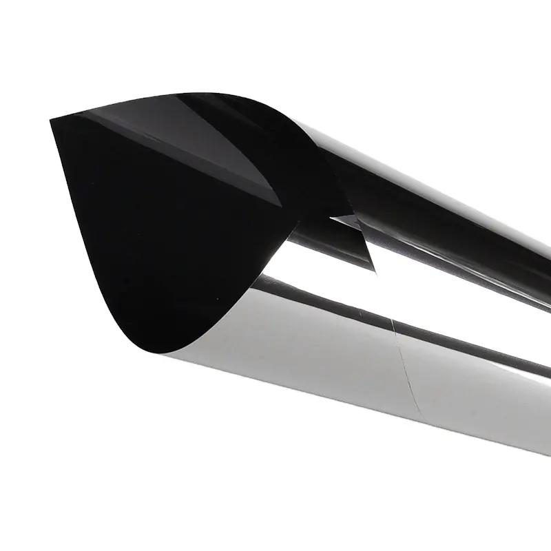 

Черная серебристая оконная пленка, дневная конфиденциальность, односторонняя защита от солнца, контроль тепла, статическое прилипание, зеркальные отражающие наклейки на стекло 45x200cm