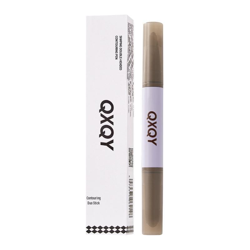 QXQY Double-Ended Contour Stick: Long-Lasting, Silky, Pigmented & Easy-Blend Makeup Pen