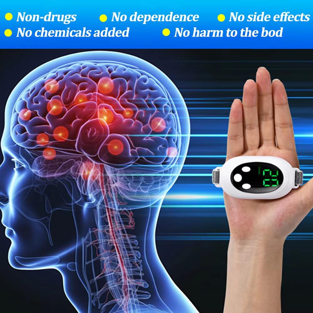 Smart Handheld EMS Pulse Sleep Massager - Portable Insomnia Relief, Stress Reduction & Home Use