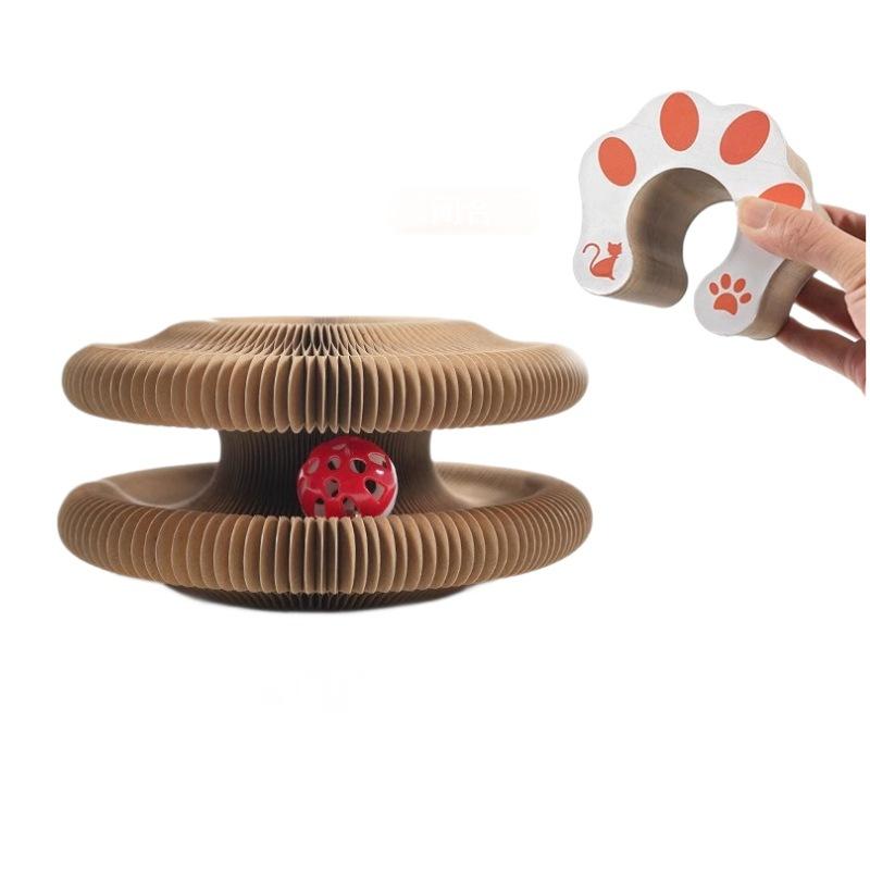 

1шт орган кошачья когтеточка гнездо износостойкая и не крошится кошачья игрушка Self-hi, антинабивная гофрированная когтеточка кошка