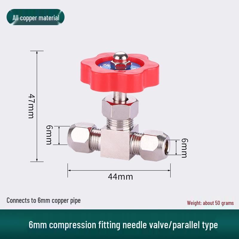 

Brass Flow Control Valve for 6-12mm Tubing