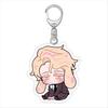 Anime Alien Stage Peripheral Keychain Acrylic MIZI SUA TILL IVAN HYUNA LUKA Pendant Key Chains Fans Cosplay Accessories Gift