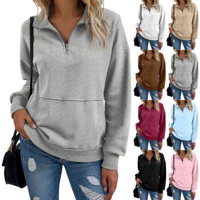 Women's Solid-color Fashionable Long-sleeved Top