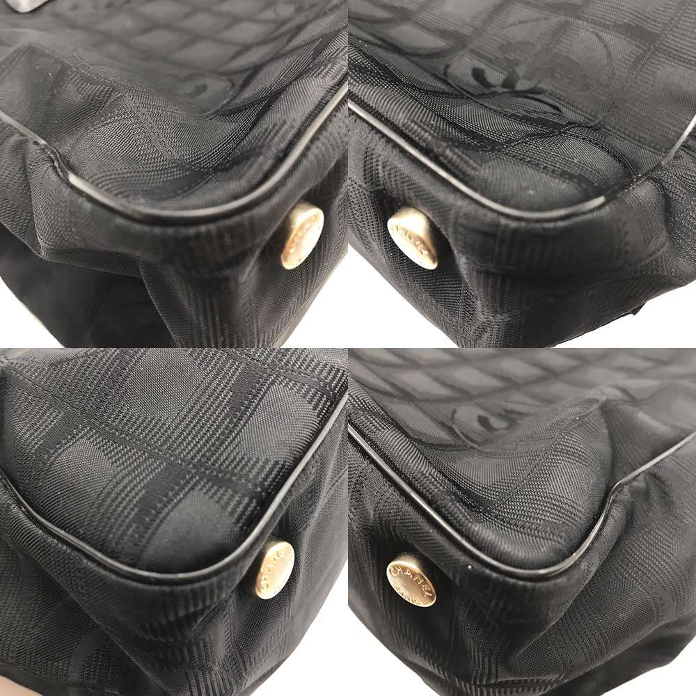 Used CHANEL New travel lineTote Bag canvas Women