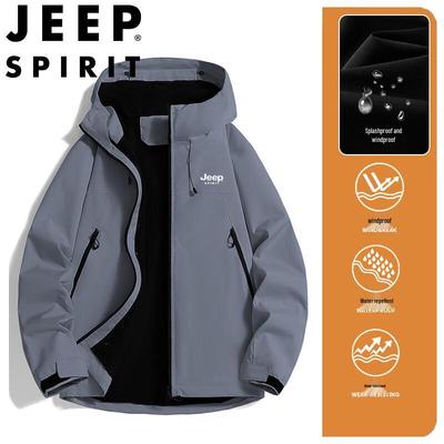 JEEP SPIRIT Men's Outdoor Triple-Proof Jacket