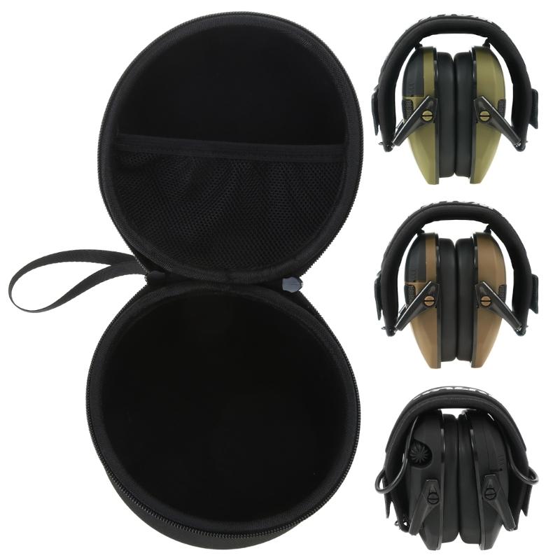 Earmuff Storage Headphone Case for Shooting Hunting Hearing Protective Anti-dust Waterproof Carrying Travel Bag