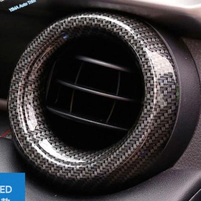 Car Dashboard Side Air Conditioner AC Outlet Vent Decor Cover Trim ABS Accessories Interior For Toyota RAV4 Rav 4 2016 2017 2018
