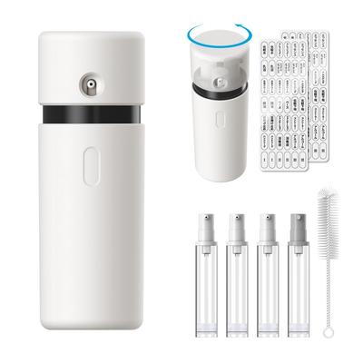 VOGOGE Travel Skincare Bottle for Refills and Serum In Vacuum Piston Design Ensures Over White Bottle, 3-in-1 Travel, Lotion, Emulsion, One, 99% Use,