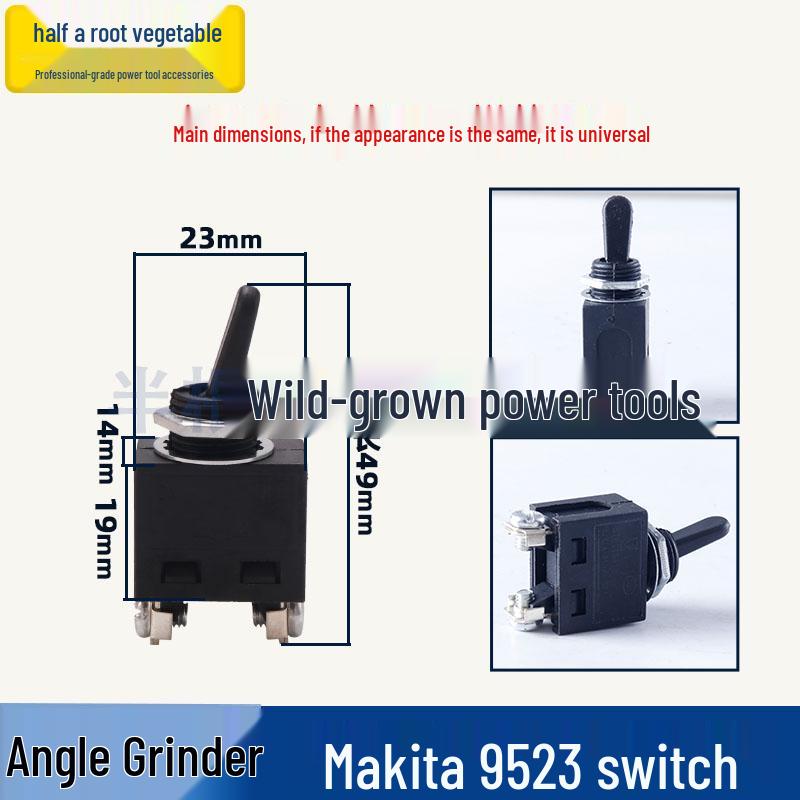 Angle Grinder 9523NB Accessories: Rotor, Stator, Housing, Gear, Switch, Carbon Brush