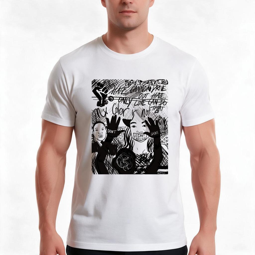 We Need Change Tshirt Summer Casual Cotton Tee Oversized Streetwear Tops Vintage Graphic Print Loose Fit Short Sleeve