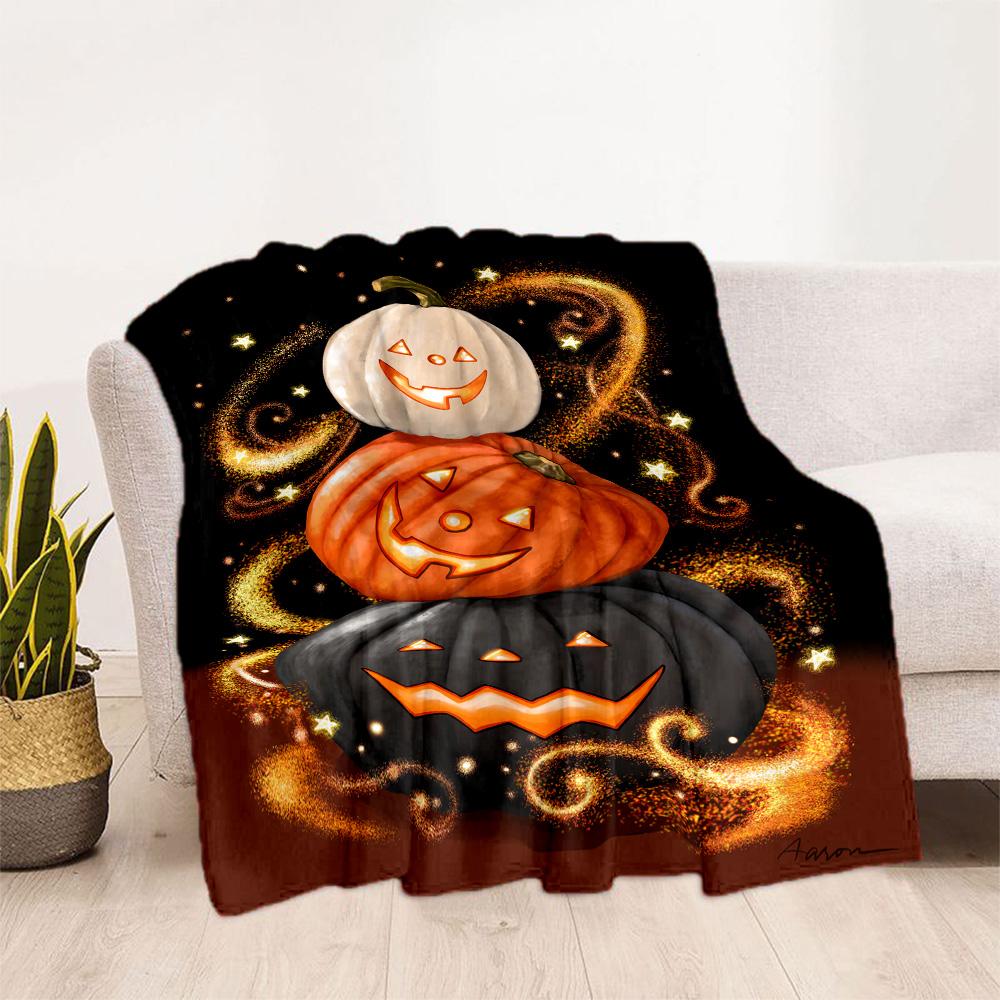 Halloween 36 Blanket Soft Warm Cozy Perfect for Livingroom Couch Bed Four Seasons Multipurpose Digital Print Best Holiday Gift for Friends Family