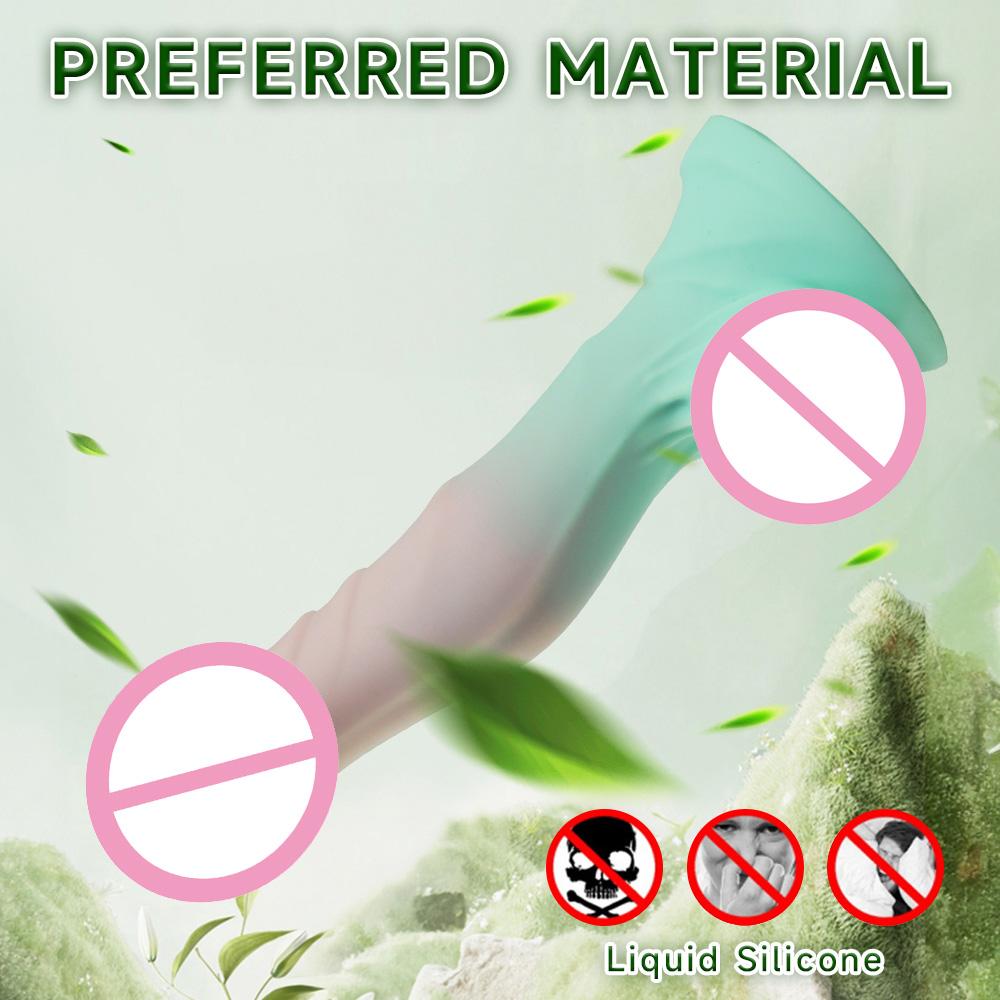 Realistic Waterproof Silicone Penis Adult Sex Toy, Anal Plug Vaginal Masturbator Suction Cup Dildo Massager, Adult Sex Toys 18+