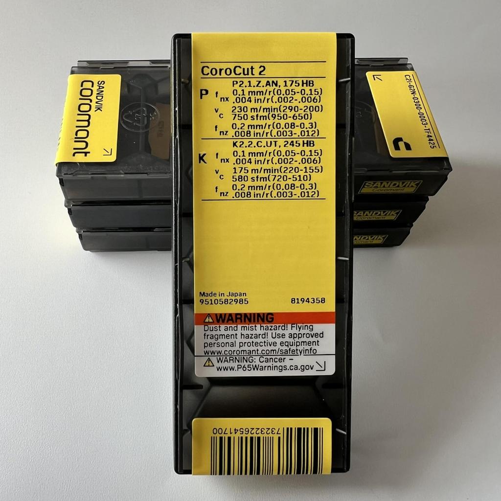 SANDVIK / C2I-G2N-0300-0003-TF 4425 / Original Swedish hard alloy blade 5 Pcs