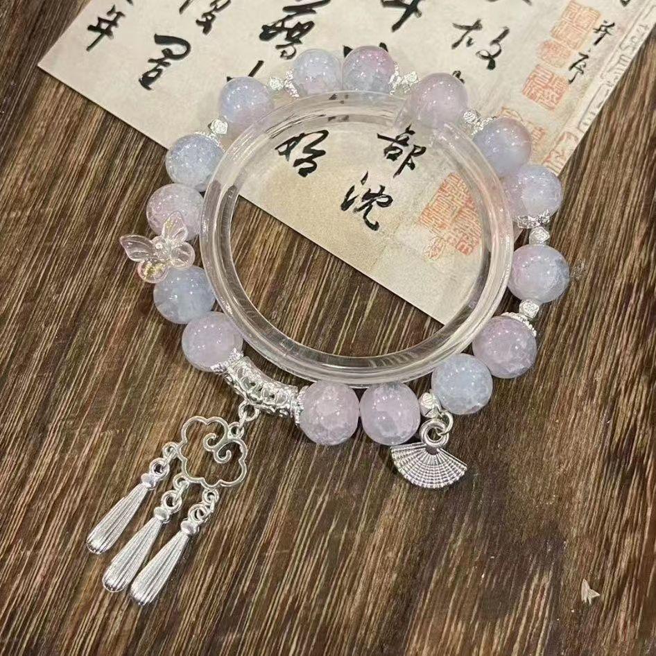 Sweet Style Woman Bracelet Personalized Charm Garden Beads Resin Material Bracelet Birthday Party Gift Exquisite Accessories