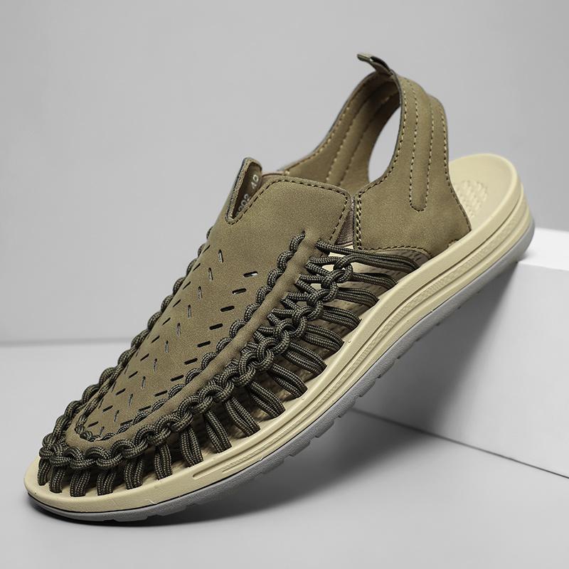 Fashion Outdoor Fashion Trekking Sandals Summer Male Sandals Luxury Mesh Walking Shoes for Men Trends 2025 New Comfortable Casual Flat