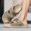 Mode Sommer SCHWARZ Herren Sandalen und Hausschuhe Bequem und atmungsaktiv Lässiger Stil Outdoor Strand Spazierengehen Herrenschuhe Neu