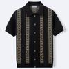 New Men'S Polo Shirt Made Of Pure Cotton With Dropped Shoulders High-Quality Loose Fit For Fitness Versatile For Daily Exercise Short Sleeved Casual