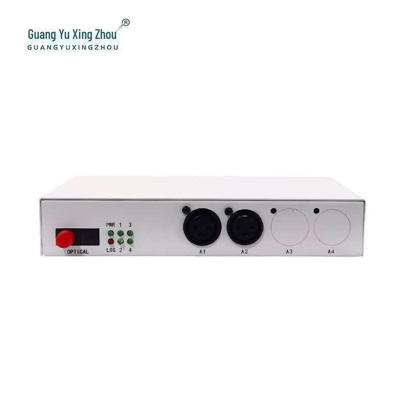 GY-KN200 2-Channel XLR Audio Fiber Optic Extender