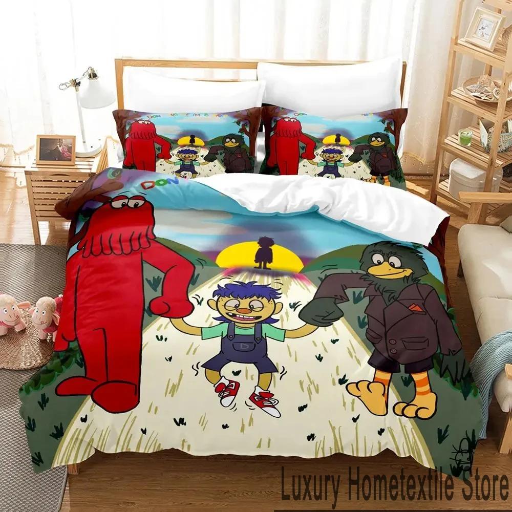 Stampa 3D Non Abbracciarmi Ho Paura Set Biancheria da Letto Ragazzi Ragazze Twin Queen King Size Copripiumino Federa Letto ragazzi Adulto