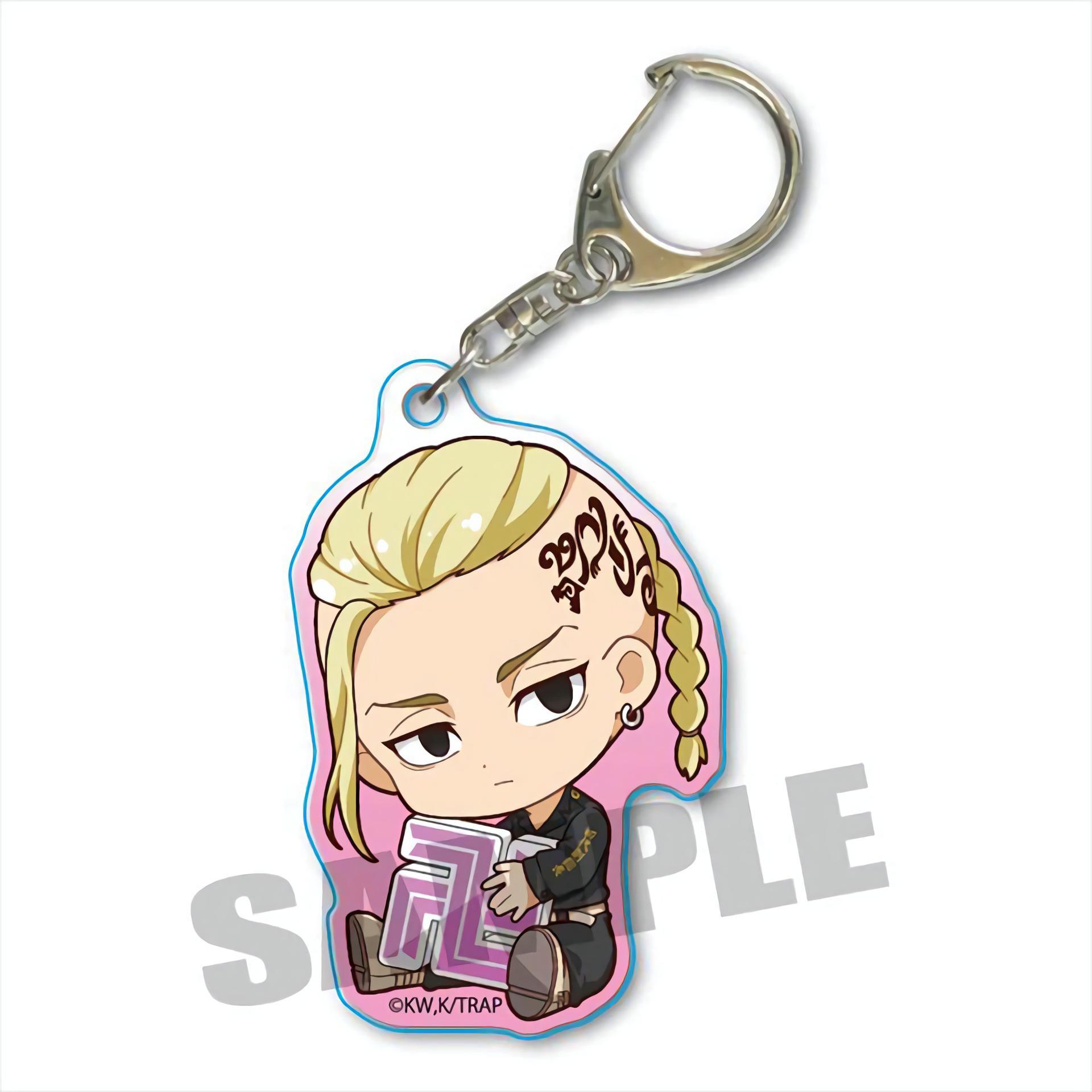 Tokyo Revengers Acrylic Keychain - Takemichi, Chief Sano & Ryuguuji 55mm
