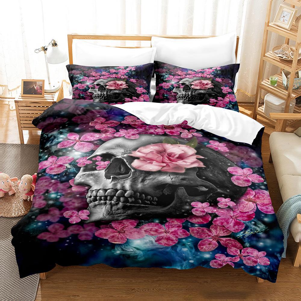 

Comfortable Anime Print Bedding Set With Duvet Cover And Pillowcases Single Twin Full Queen King Sizes For All Ages EU Single(135x200cm)