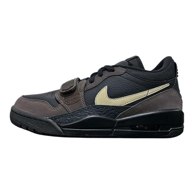 Jordan Legacy 312 Low top Vintage Basketball Shoes Men's Black Brown Jordan CD7069-003