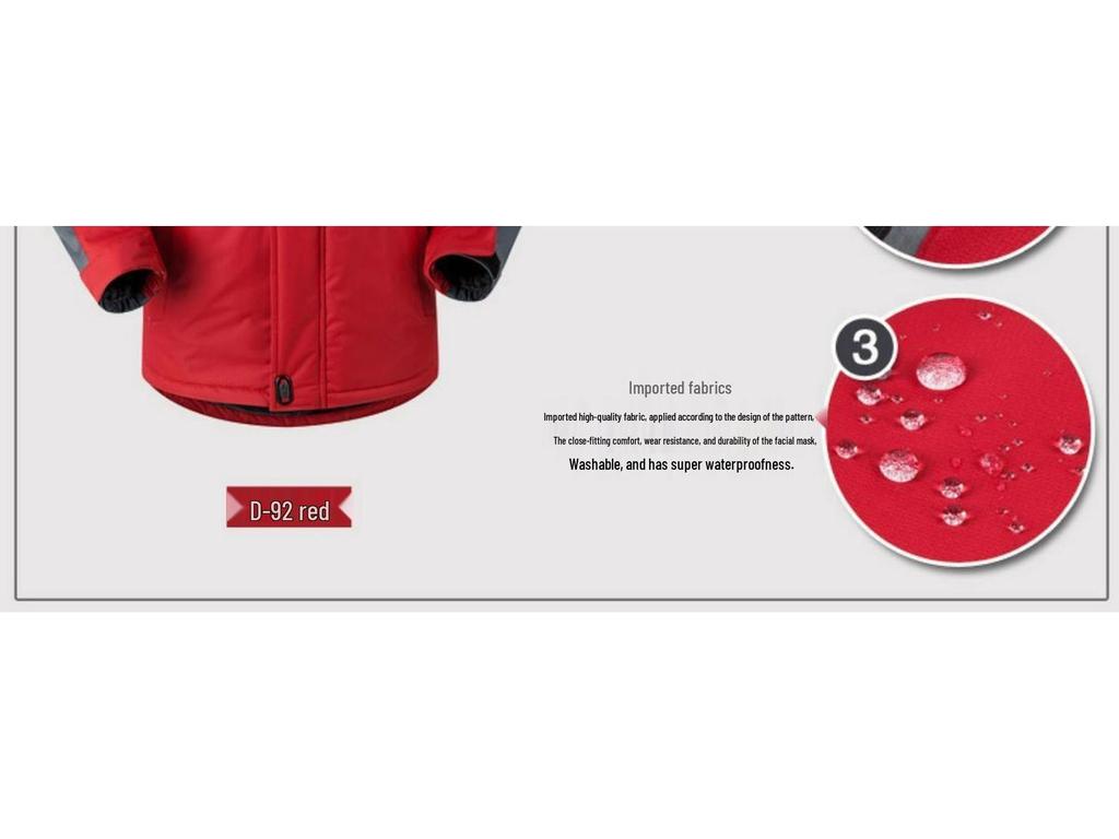 Men's Thickened Plus Velvet Winter Cotton Padded Jacket, Workwear, Plus Size