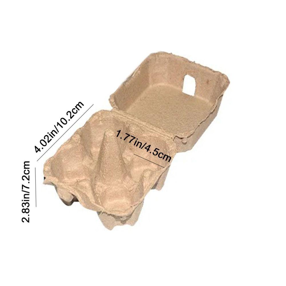 10Pcs Space Saving Chicken Eggs Tray Stackable Empty Egg Storage Box Egg Containers  Kitchen