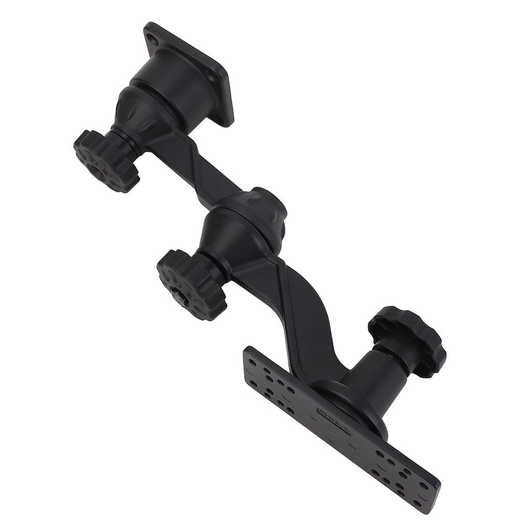 Plotter   Arm Mount, 11.4 Inch Horizontal Fish Finder Bracket with 6.25 x 2 Inch Panel, Aluminum   Arm Bracket for Fish Finder for Chart Plott