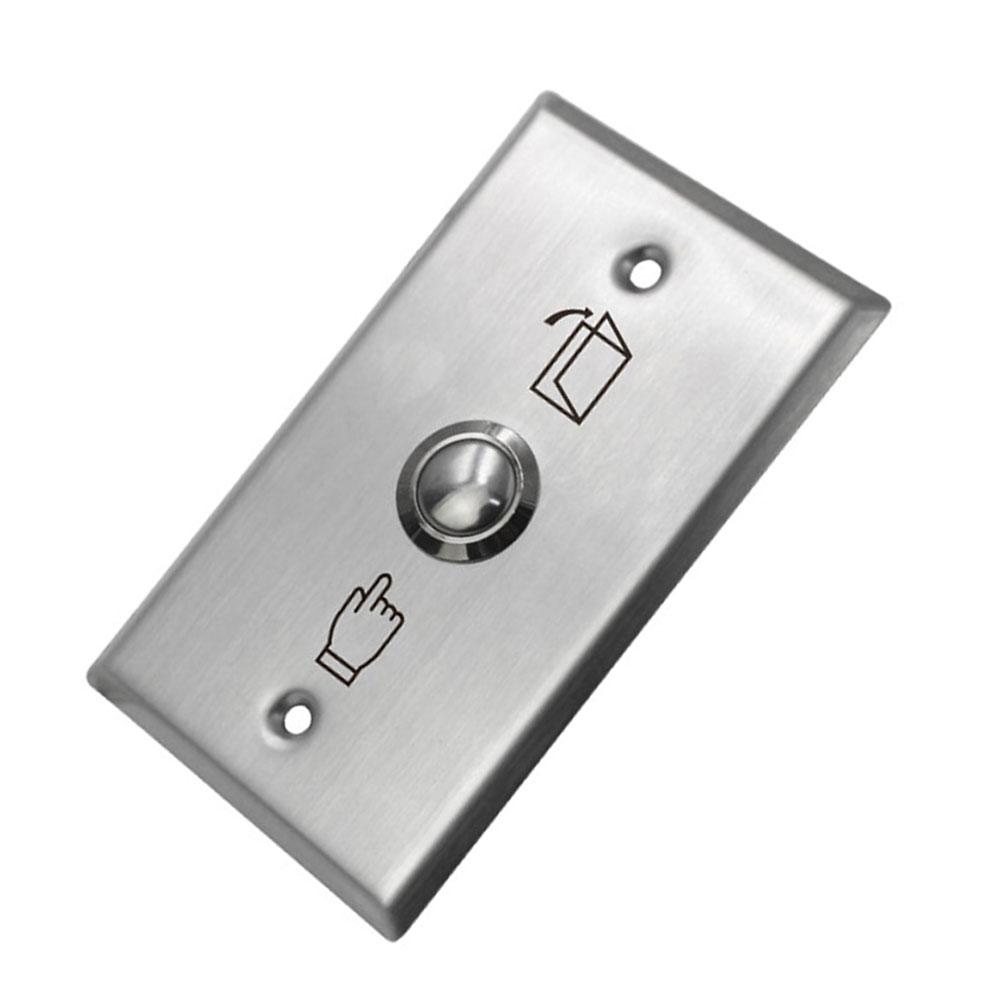 Stainless Steel Exit Button Switch for Door Push Sensor Opener Release Entry System Electric Strike Magnetic Lock